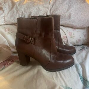 Lauren Ralph Lauren Brown Heeled Boots
